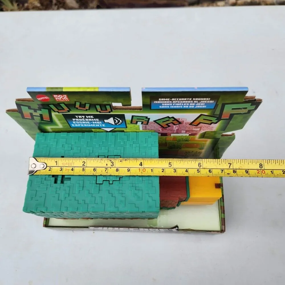 NEW Mattel Minecraft Sniffer Action Figure with Sounds & Pixelated Design 7